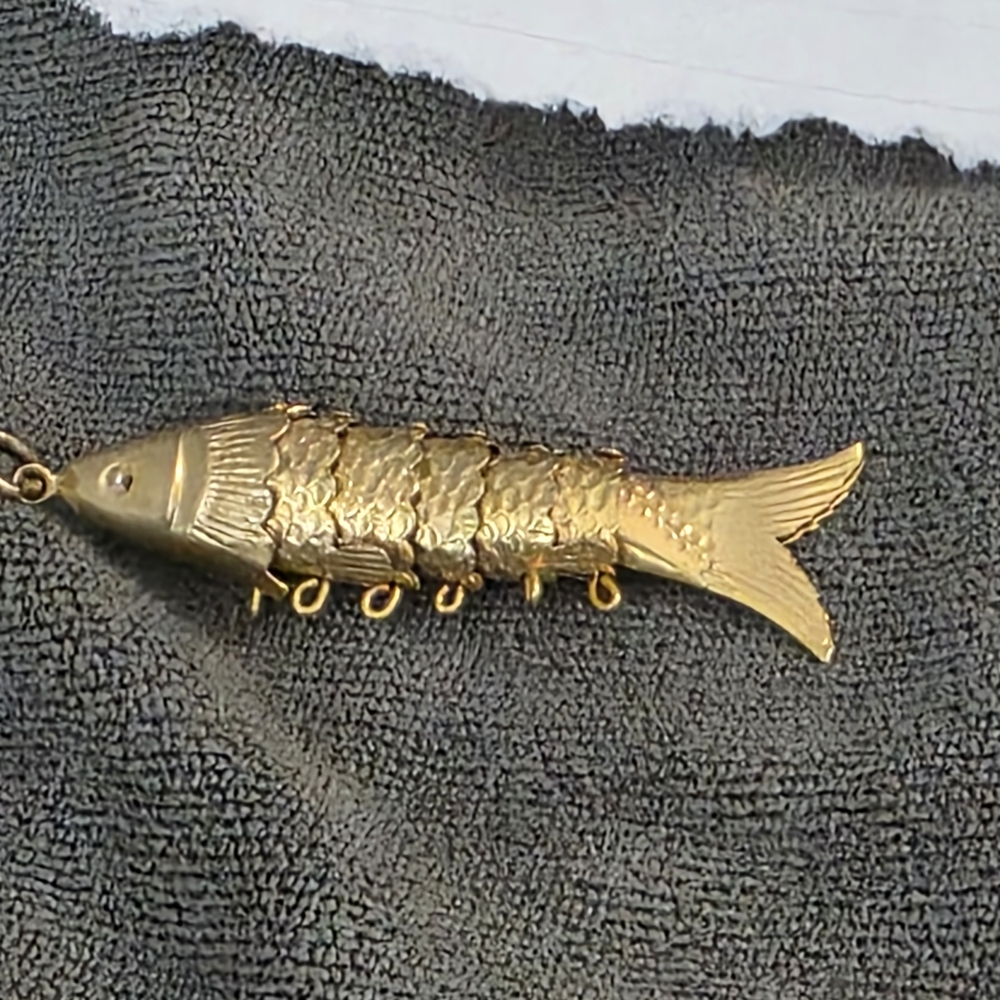 Fish Pendant Articulated Koi